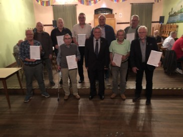 Ehrung langjähriger Sänger